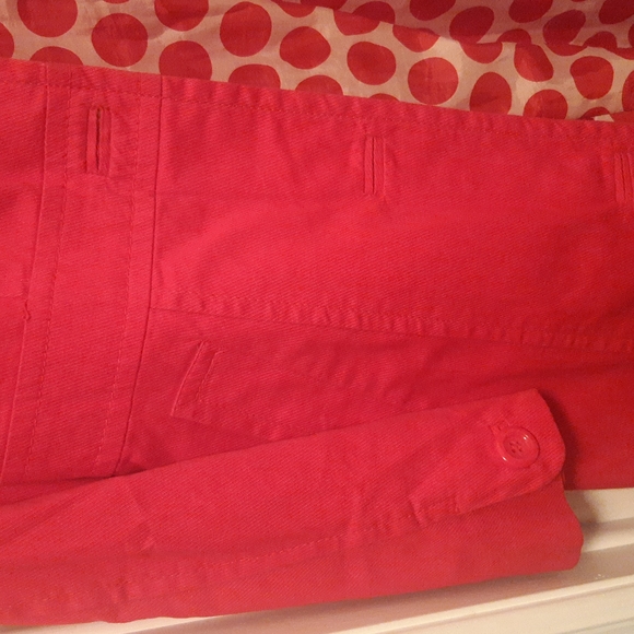 Red H&M Trench Coat - Picture 6 of 7